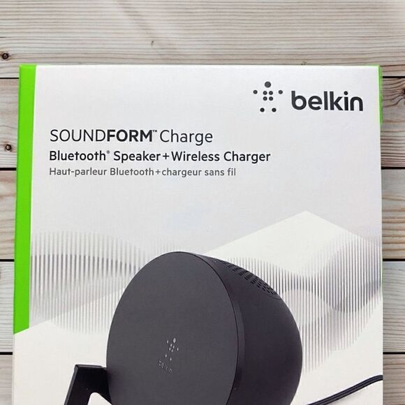 Belkin SOUNDFORM Charge Bluetooth Speaker + Wireless Charger New in Box - Picture 3 of 8